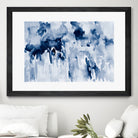 Blueberry Splatter Abstract by Kat Papa on GIANT ART - abstract blueberry