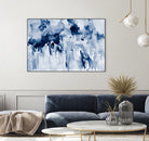 Blueberry Splatter Abstract by Kat Papa on GIANT ART - abstract blueberry