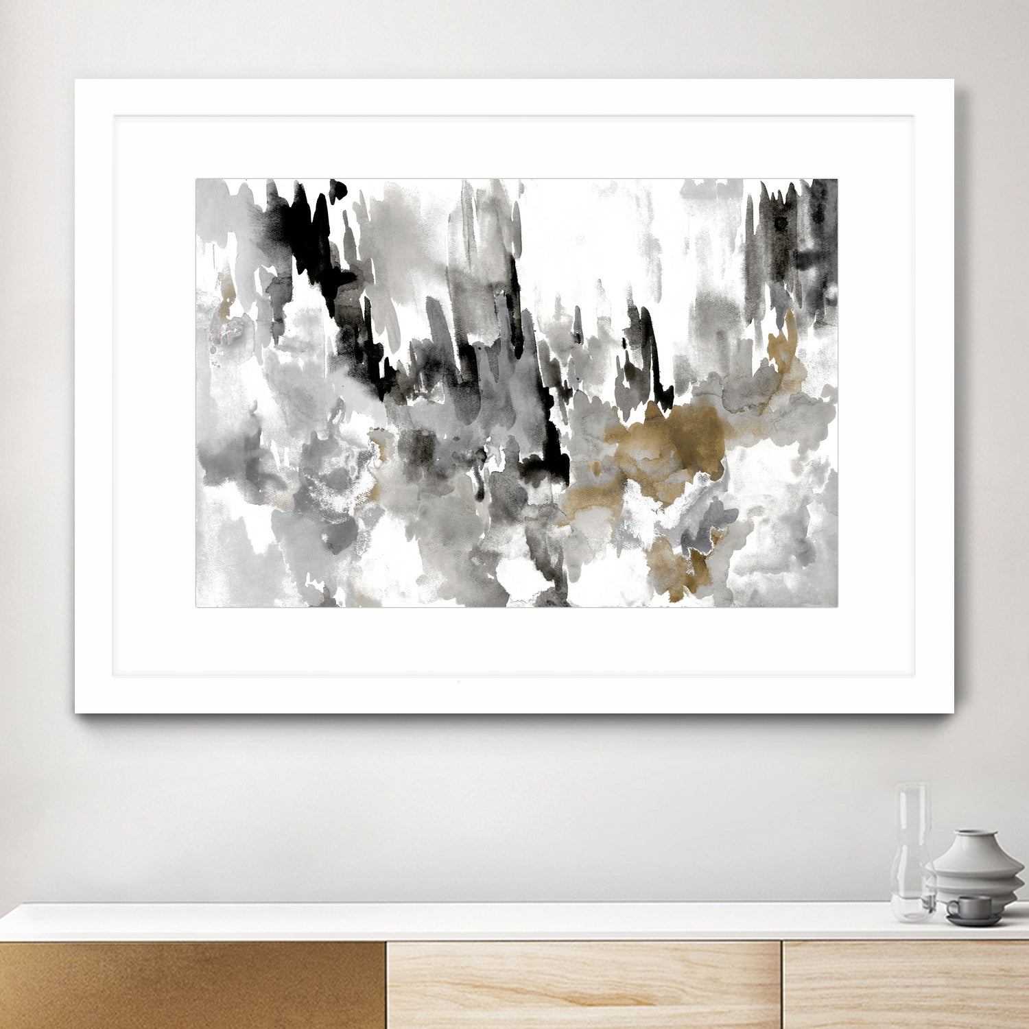 Neutral Splatter by Kat Papa on GIANT ART - abstract neutral