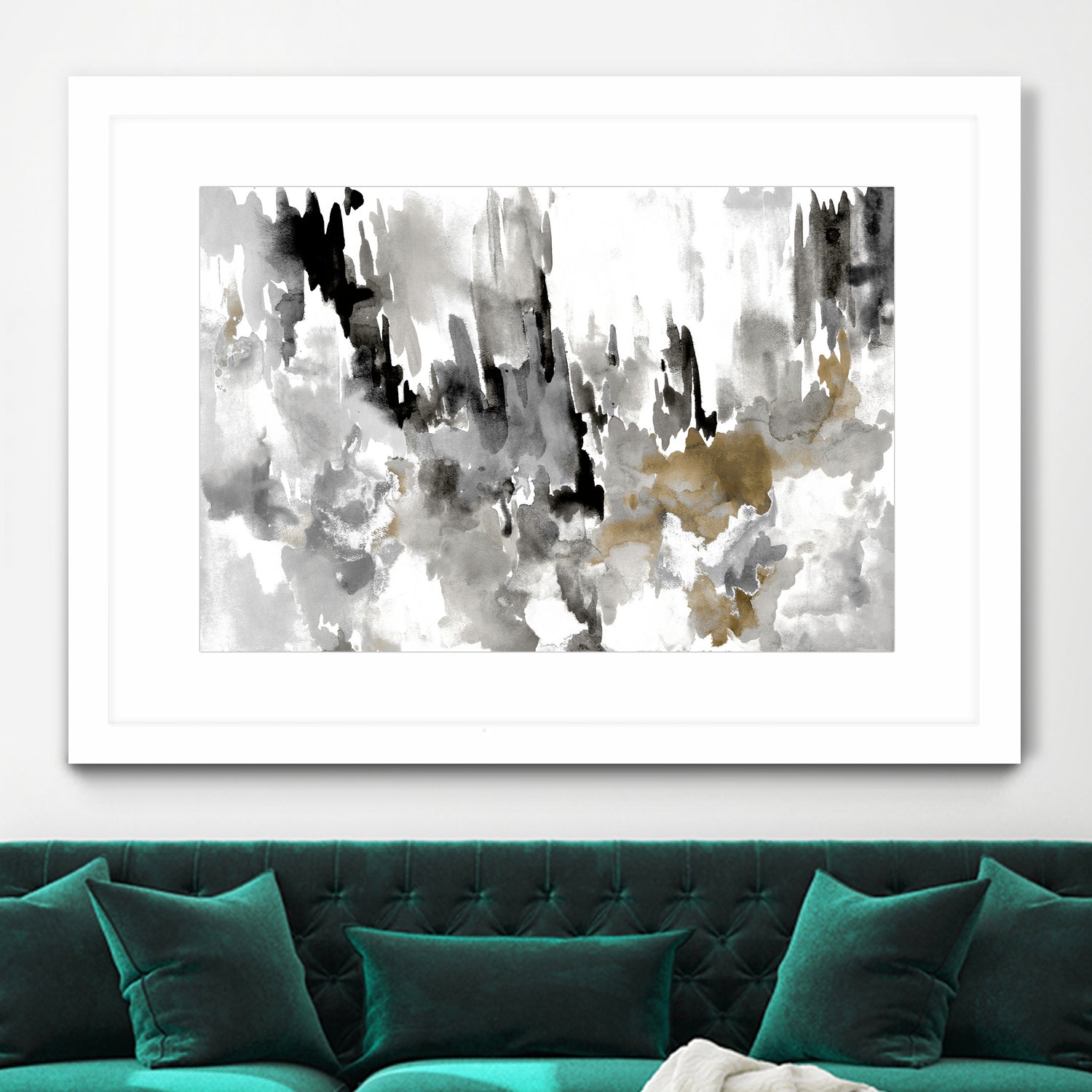 Neutral Splatter by Kat Papa on GIANT ART - abstract neutral