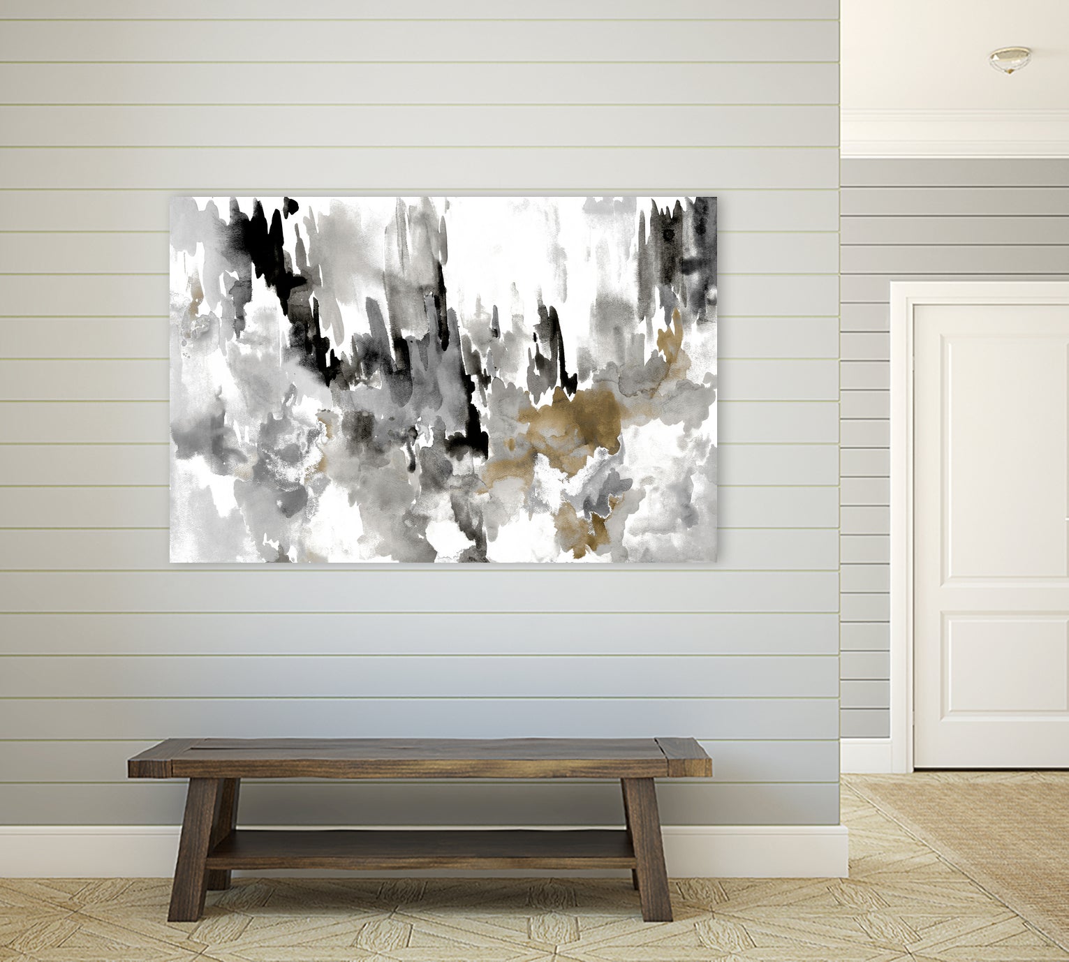 Neutral Splatter by Kat Papa on GIANT ART - abstract neutral