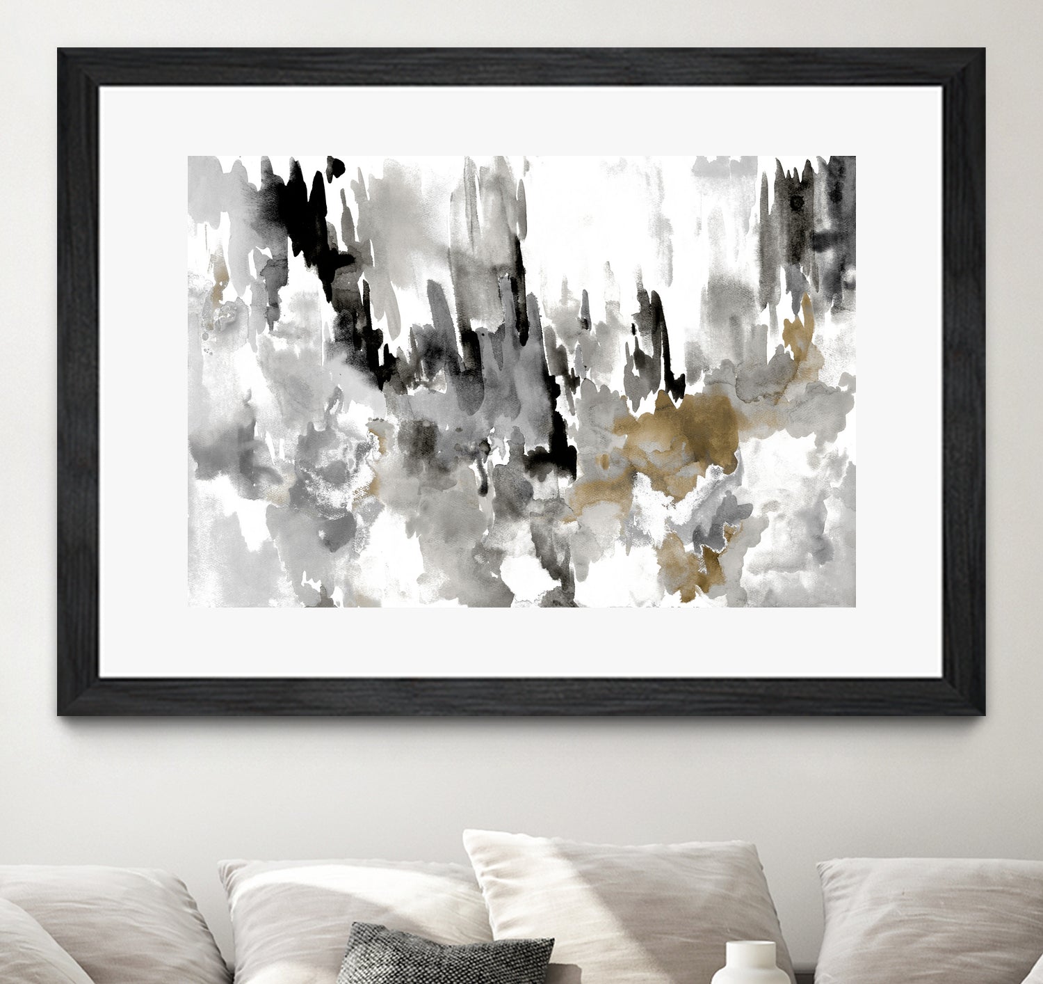 Neutral Splatter by Kat Papa on GIANT ART - abstract neutral