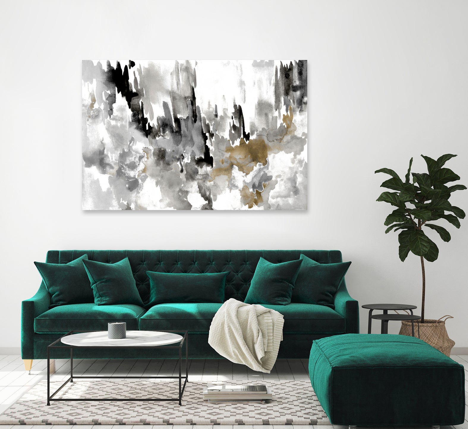 Neutral Splatter by Kat Papa on GIANT ART - abstract neutral