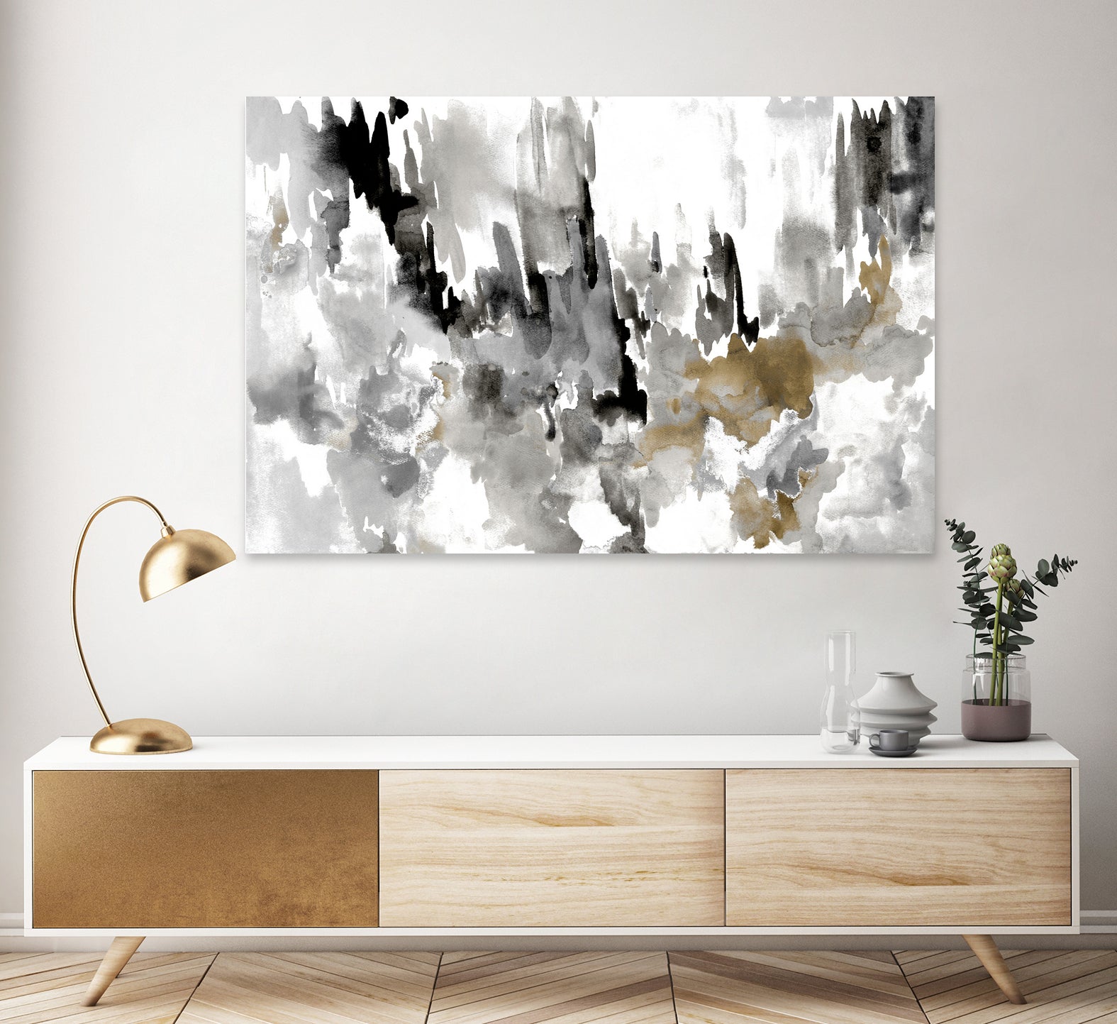 Neutral Splatter by Kat Papa on GIANT ART - abstract neutral