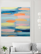 Just Peachy by Ann Marie Coolick on GIANT ART - abstract just