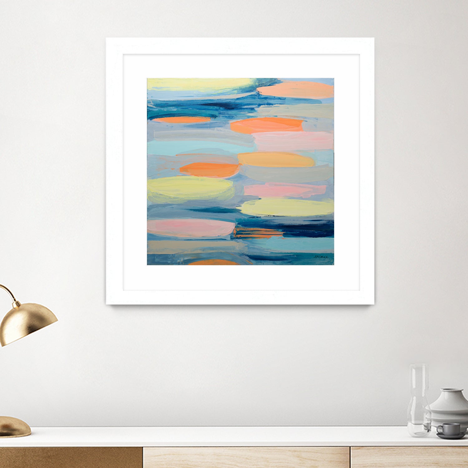 Just Peachy by Ann Marie Coolick on GIANT ART - abstract just