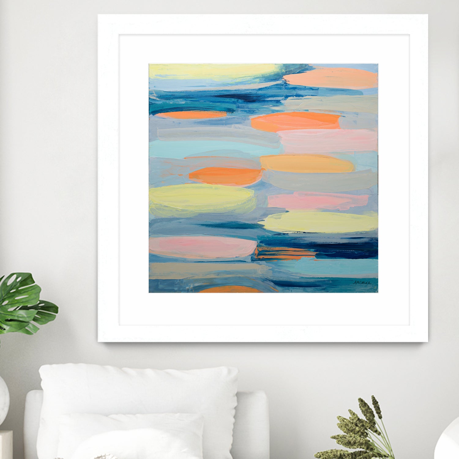 Just Peachy by Ann Marie Coolick on GIANT ART - abstract just