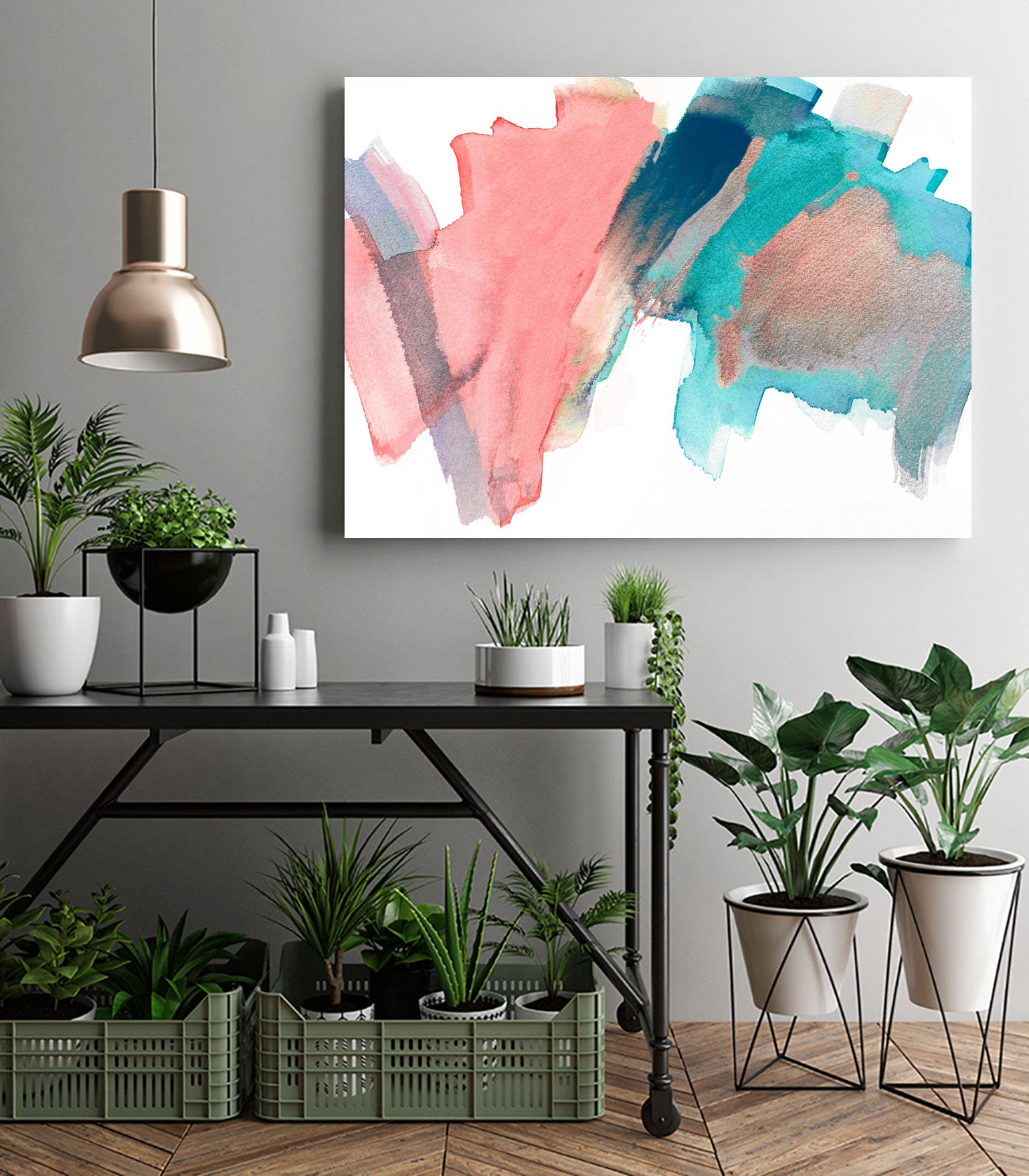 Pink Gold by Lanie Loreth on GIANT ART - abstract abstract