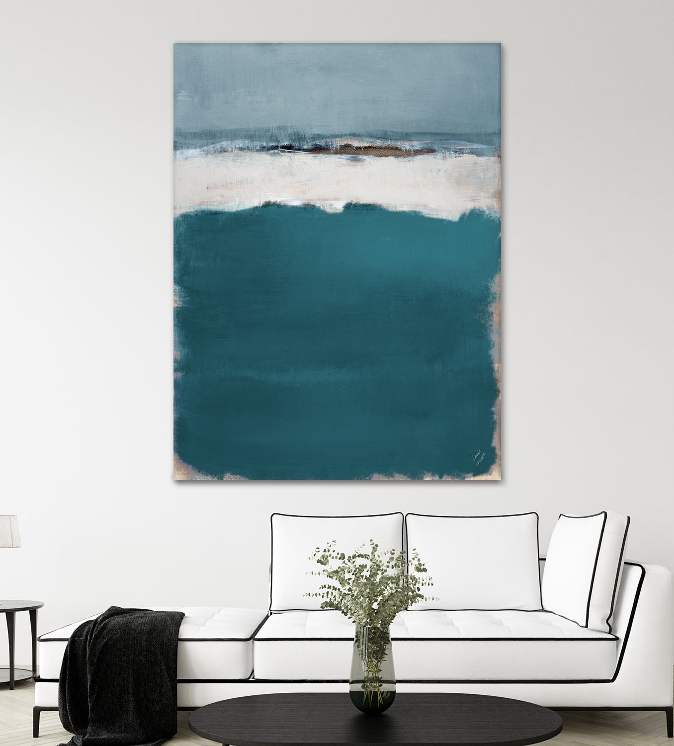 Deep Blue Sea Abstract by Lanie Loreth on GIANT ART - abstract deep