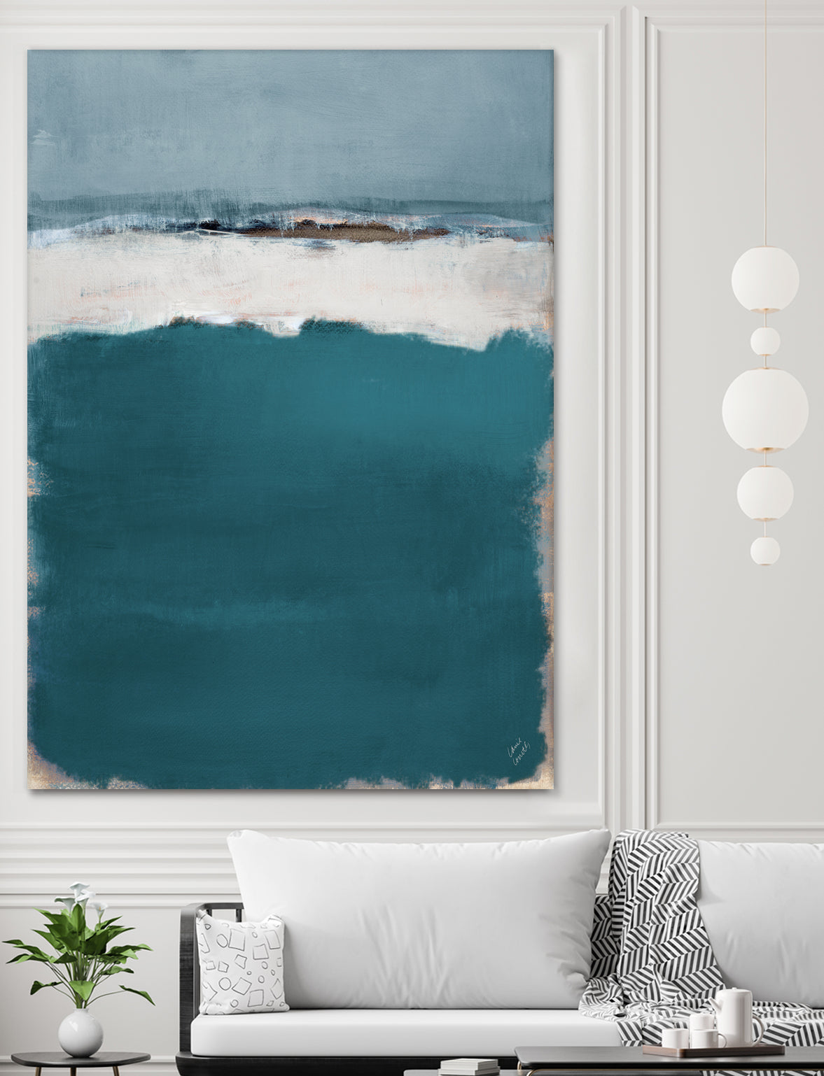 Deep Blue Sea Abstract by Lanie Loreth on GIANT ART - abstract deep