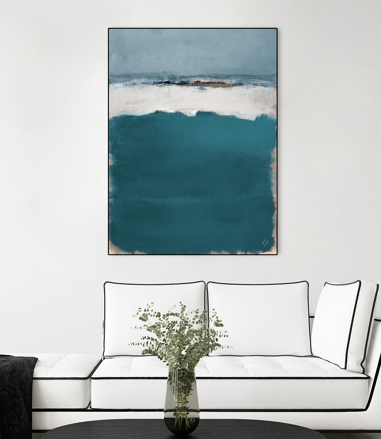 Deep Blue Sea Abstract by Lanie Loreth on GIANT ART - abstract deep