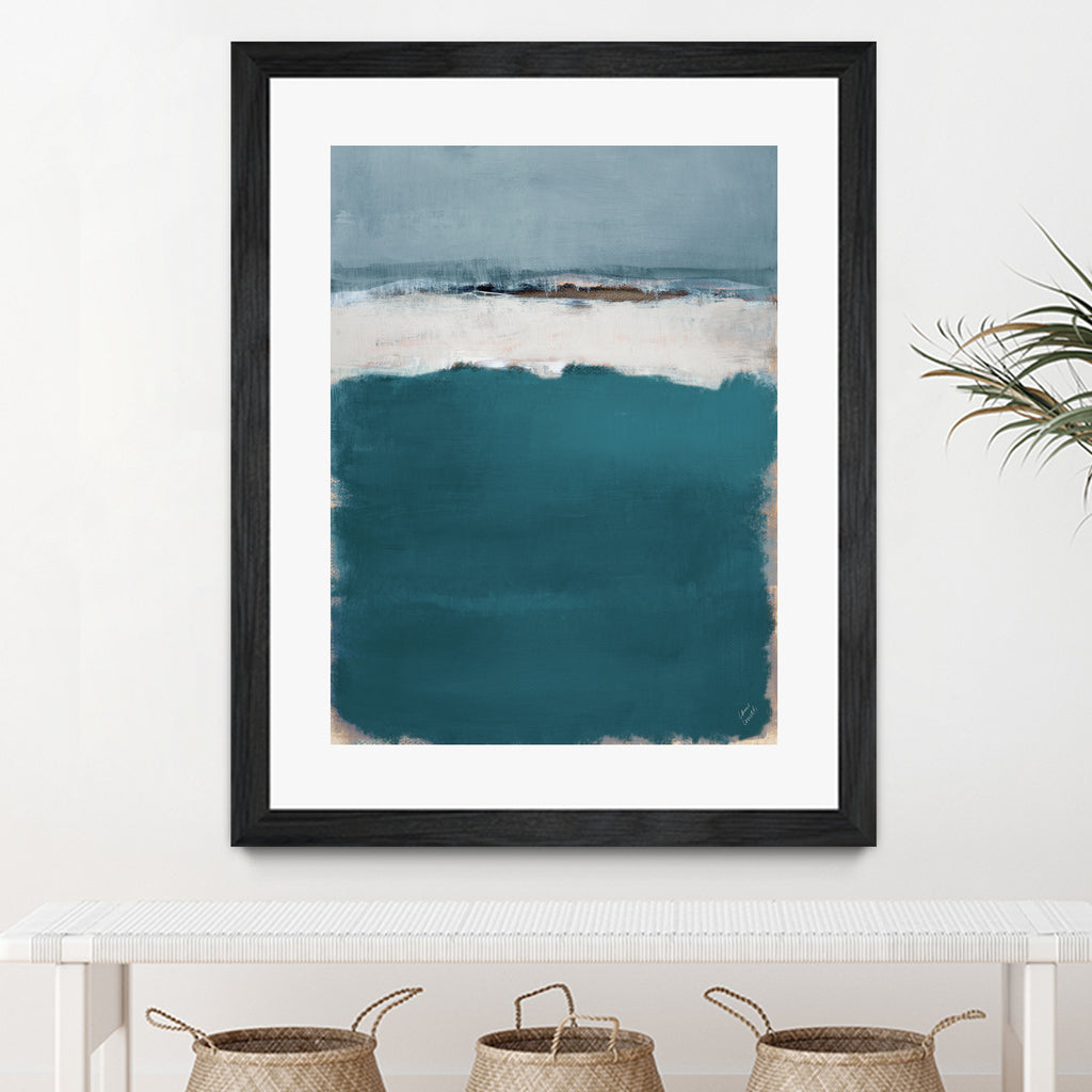 Deep Blue Sea Abstract by Lanie Loreth on GIANT ART - abstract deep