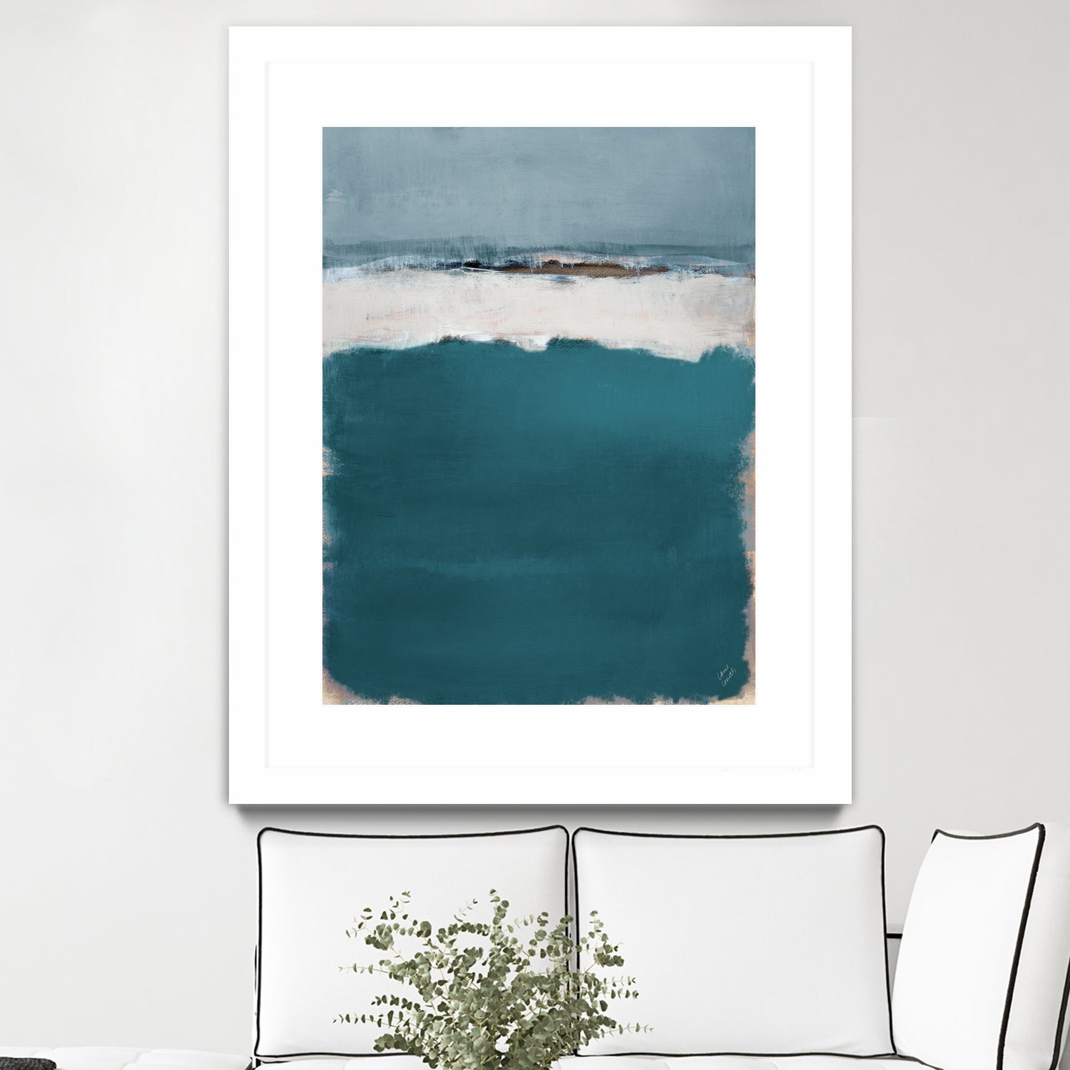 Deep Blue Sea Abstract by Lanie Loreth on GIANT ART - abstract deep