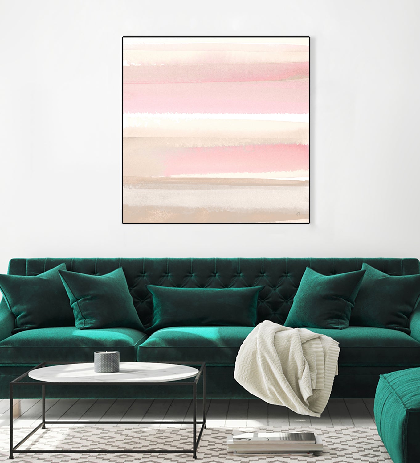 Blush Pasture II by Lanie Loreth on GIANT ART - abstract blush