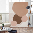 Fresh Shapes In Brown by Patricia Pinto on GIANT ART - abstract abstract