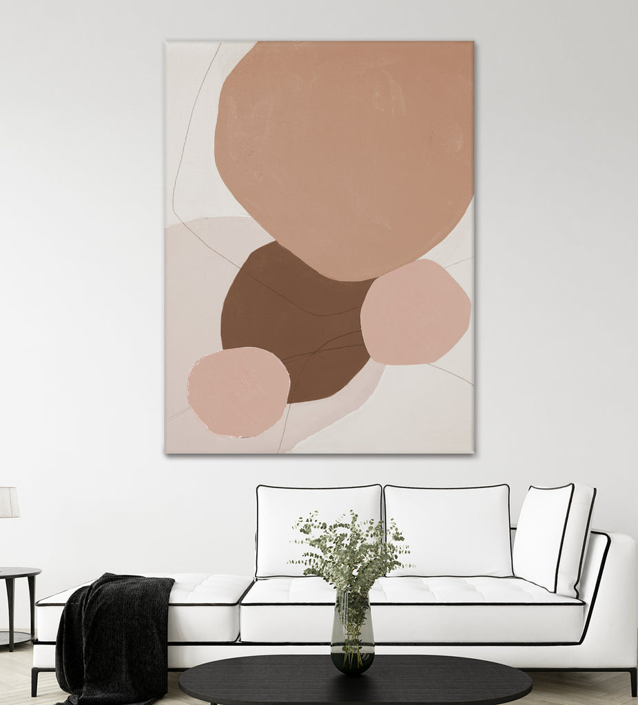 Fresh Shapes In Brown by Patricia Pinto on GIANT ART - abstract abstract