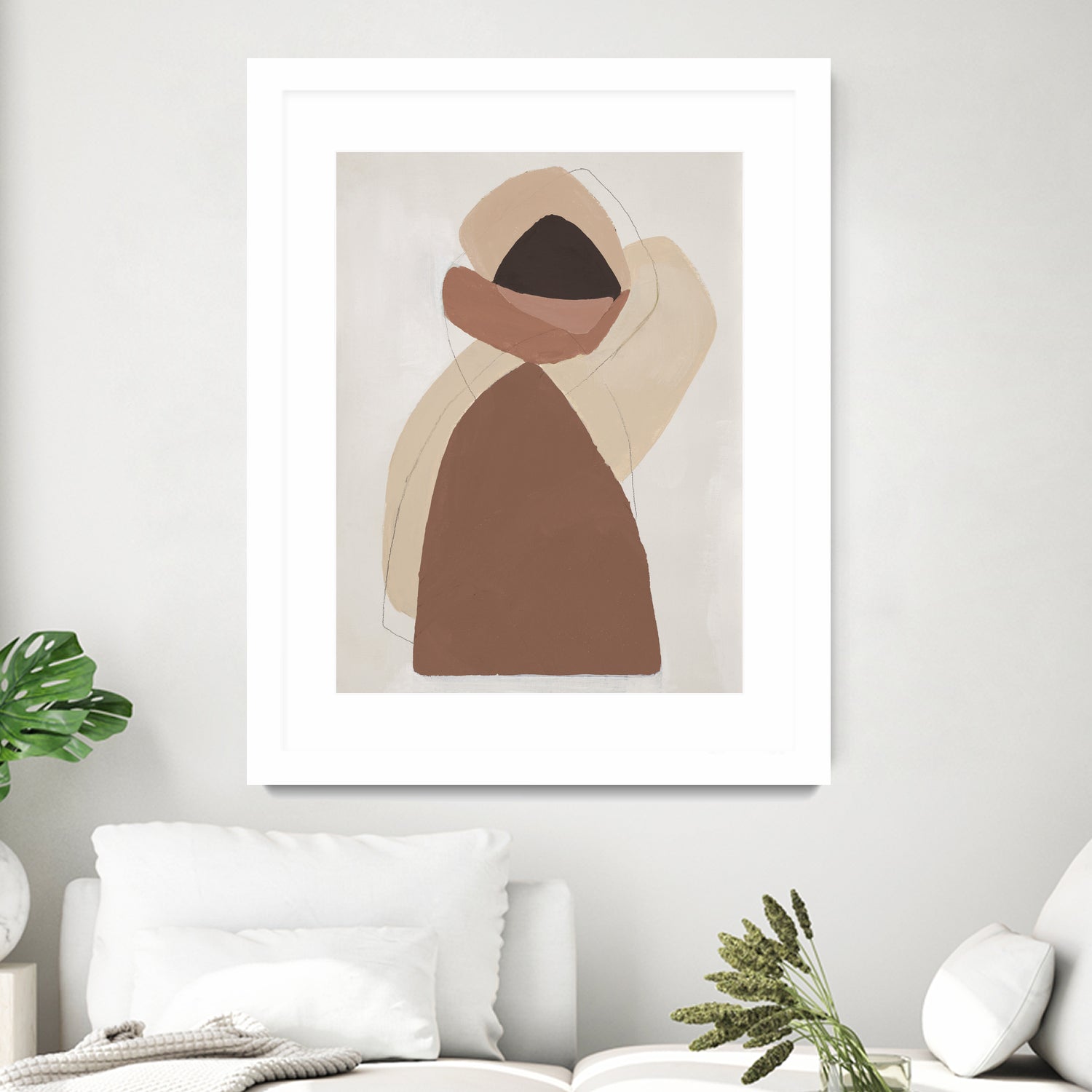 Mid-century In Brown I by Patricia Pinto on GIANT ART - abstract abstract