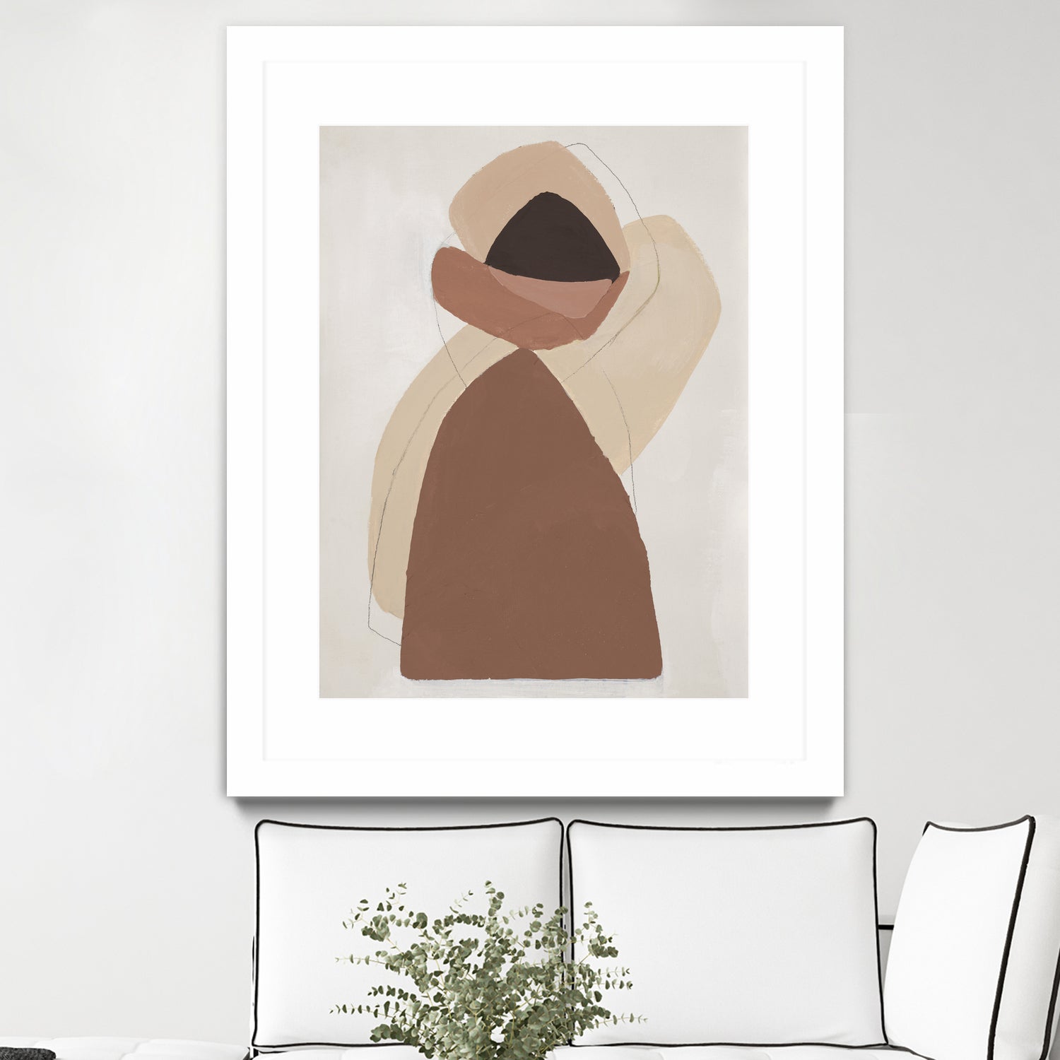 Mid-century In Brown I by Patricia Pinto on GIANT ART - abstract abstract