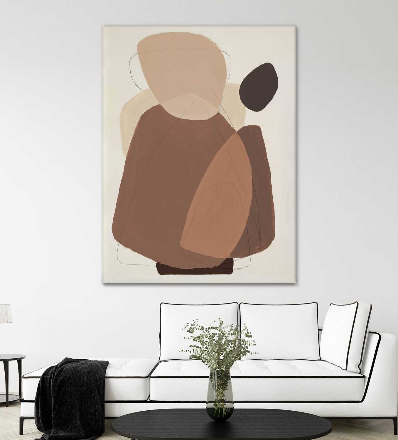 Midcentury In Brown II by Patricia Pinto on GIANT ART - abstract abstract