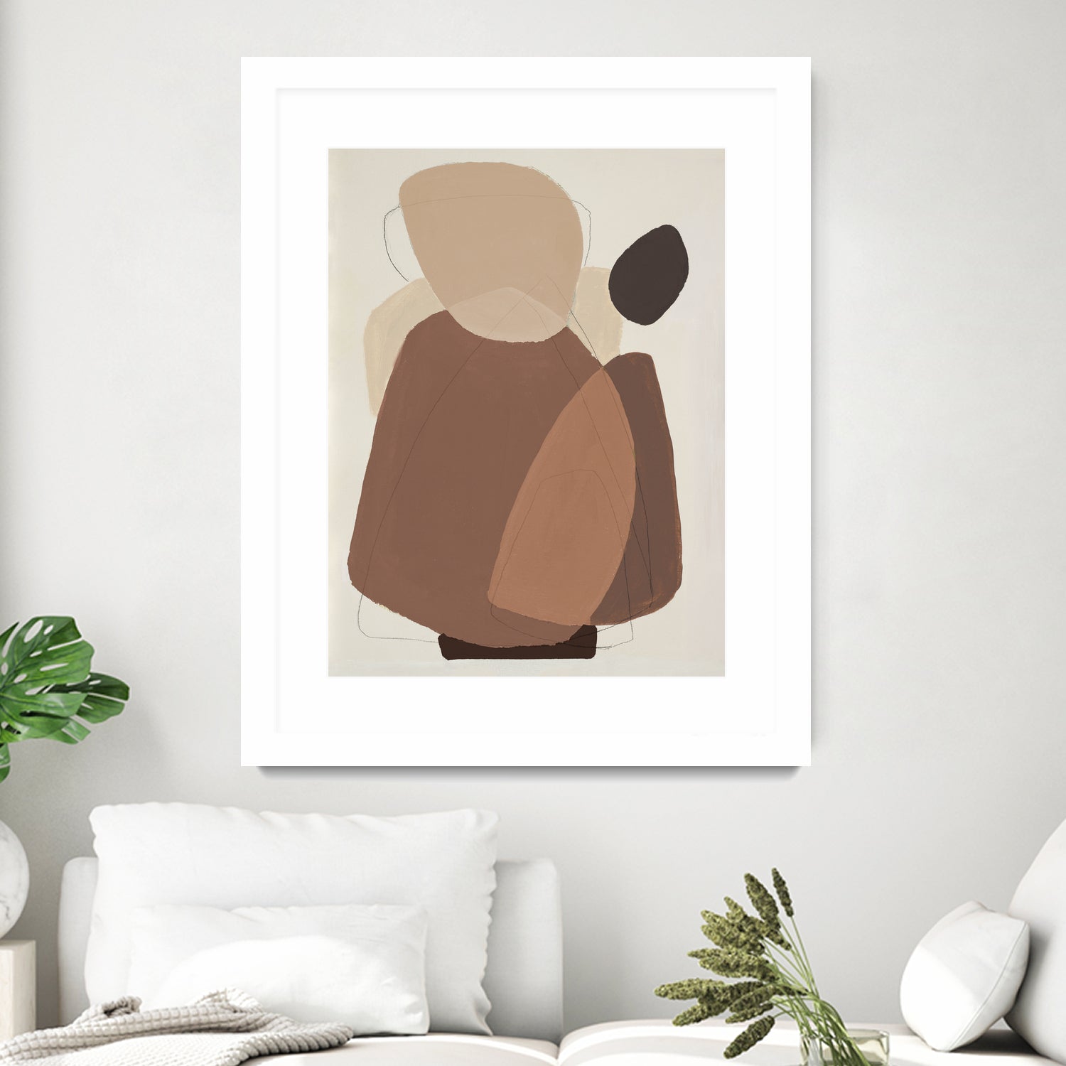 Midcentury In Brown II by Patricia Pinto on GIANT ART - abstract abstract