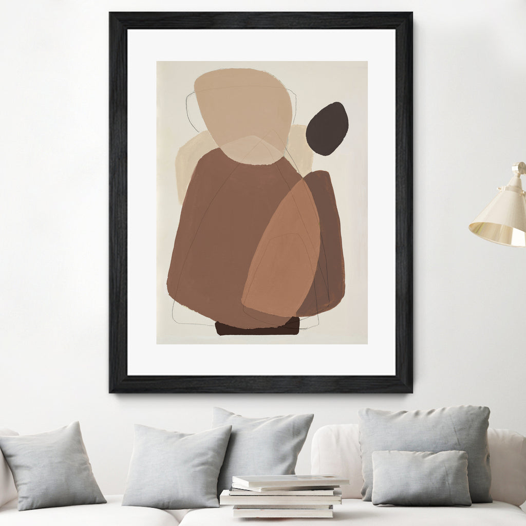 Midcentury In Brown II by Patricia Pinto on GIANT ART - abstract abstract