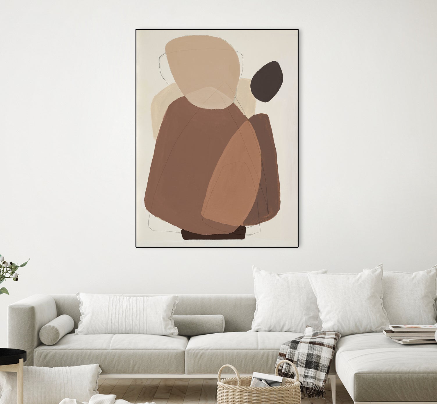 Midcentury In Brown II by Patricia Pinto on GIANT ART - abstract abstract