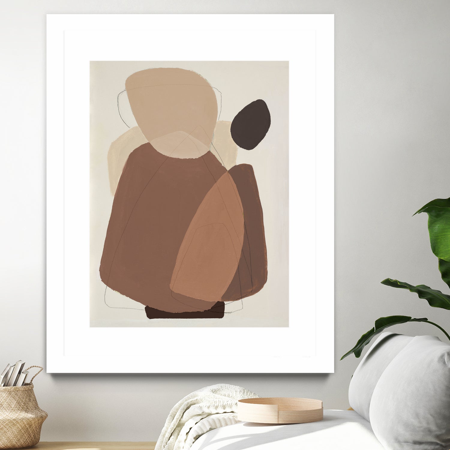 Midcentury In Brown II by Patricia Pinto on GIANT ART - abstract abstract