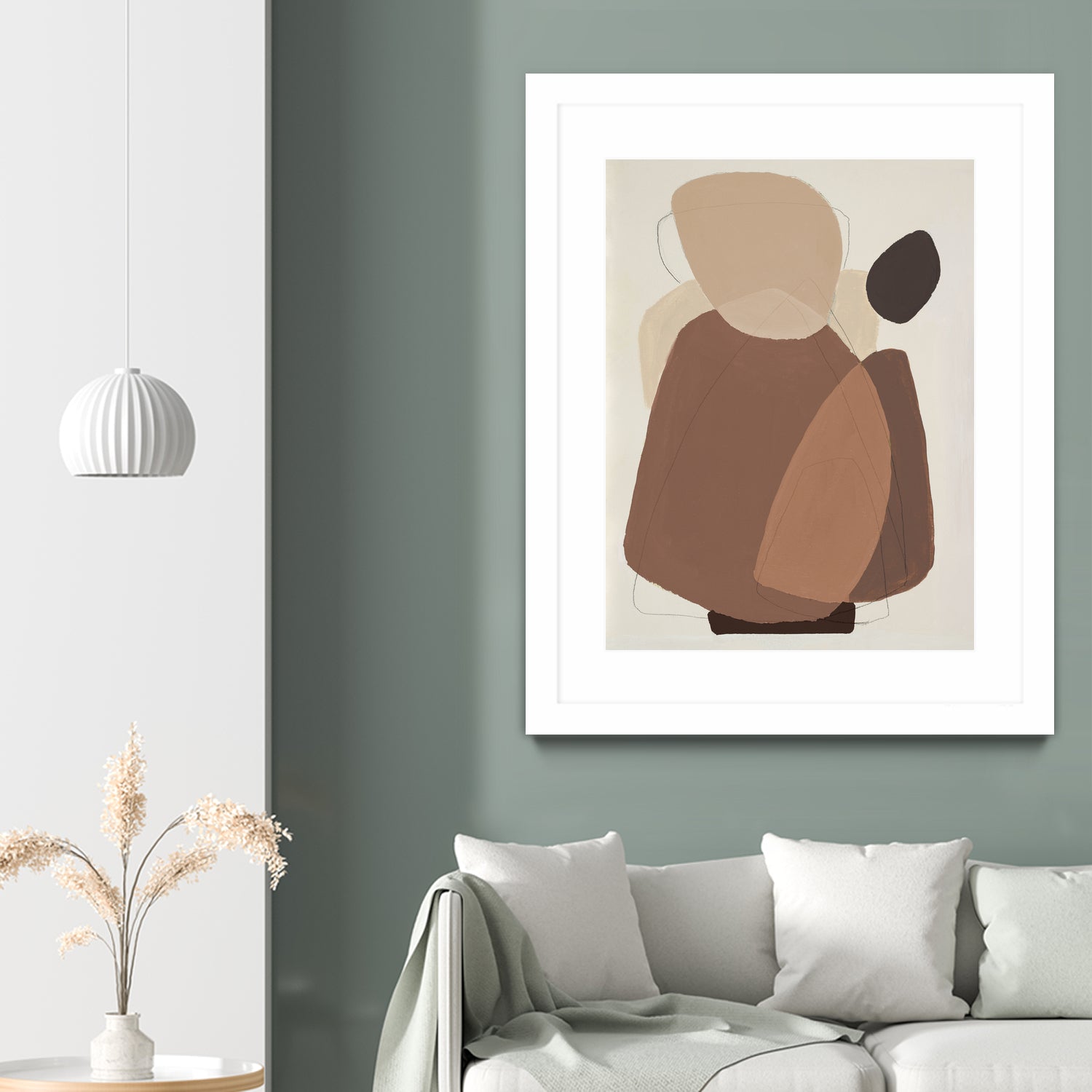 Midcentury In Brown II by Patricia Pinto on GIANT ART - abstract abstract