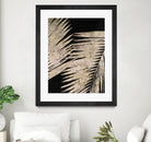 Neutral Palmas on Black I by Patricia  Pinto on GIANT ART - palms palmas