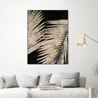 Neutral Palmas on Black I by Patricia  Pinto on GIANT ART - palms palmas