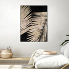 Neutral Palmas on Black I by Patricia  Pinto on GIANT ART - palms palmas