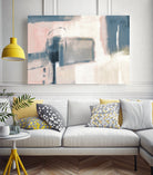 Pink and Blue Abstract II by Lanie Loreth on GIANT ART - abstract abstract