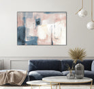 Pink and Blue Abstract I by Lanie Loreth on GIANT ART - abstract abstract