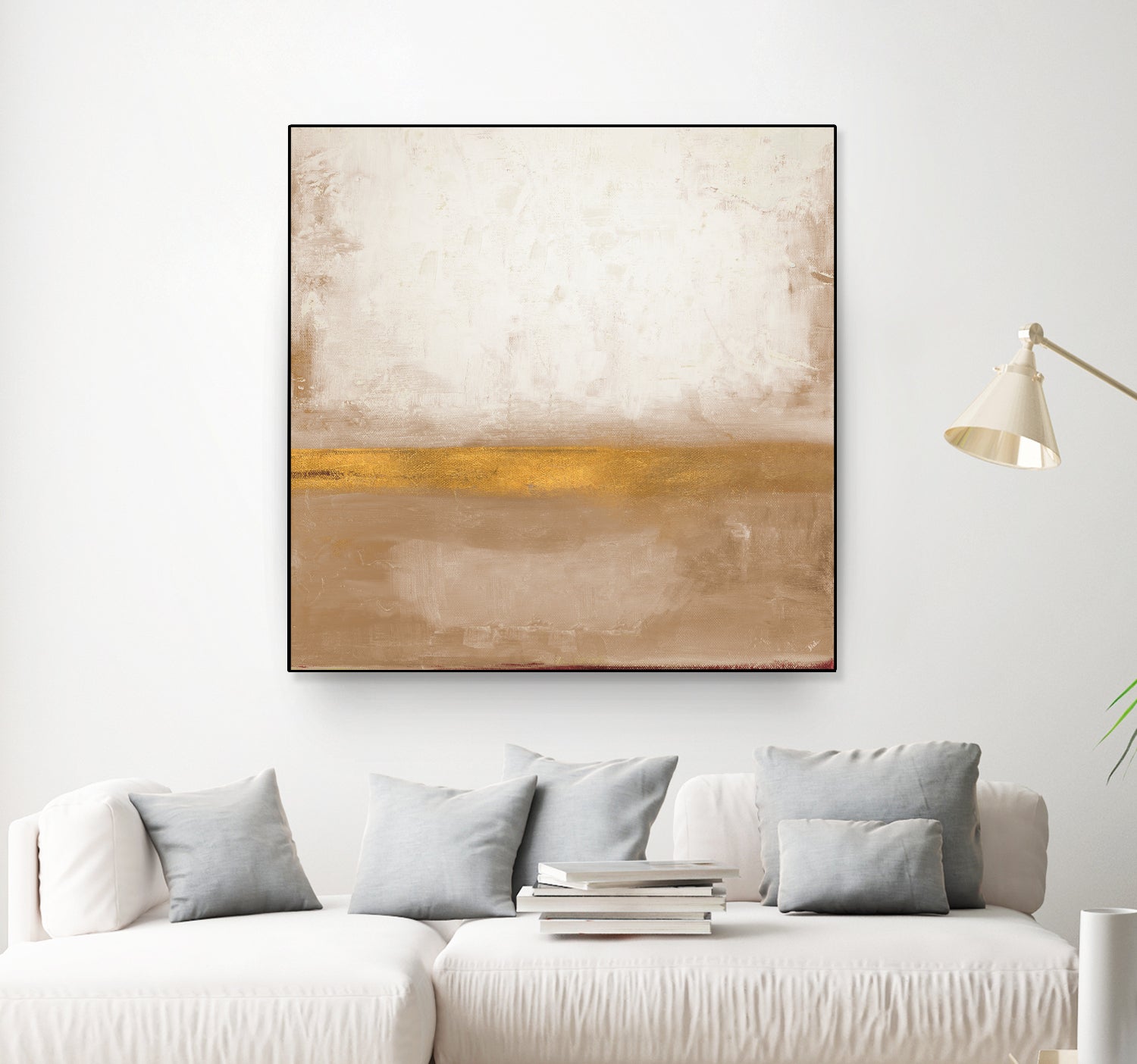 Gold Peak by Patricia Pinto on GIANT ART - abstract gold