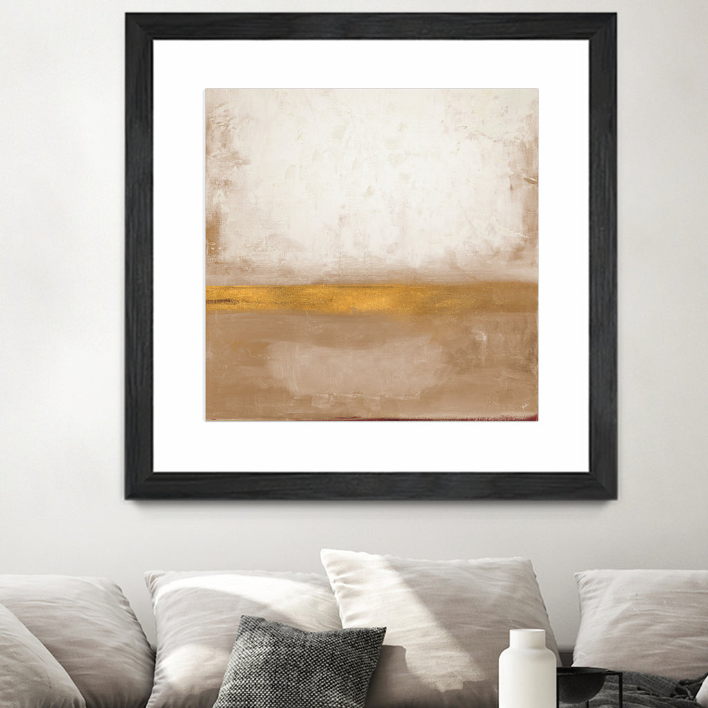 Gold Peak by Patricia Pinto on GIANT ART - abstract gold