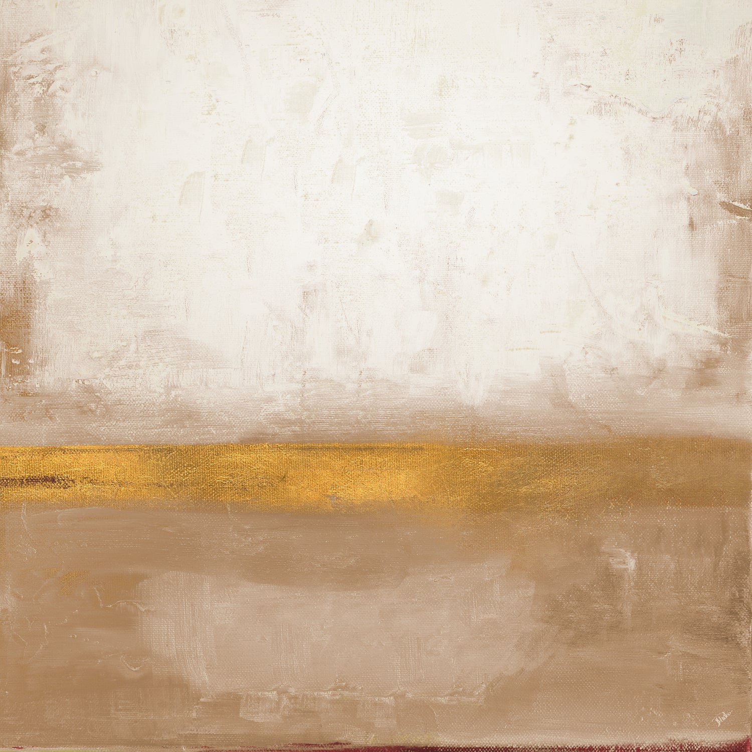 Gold Peak by Patricia Pinto on GIANT ART - abstract gold