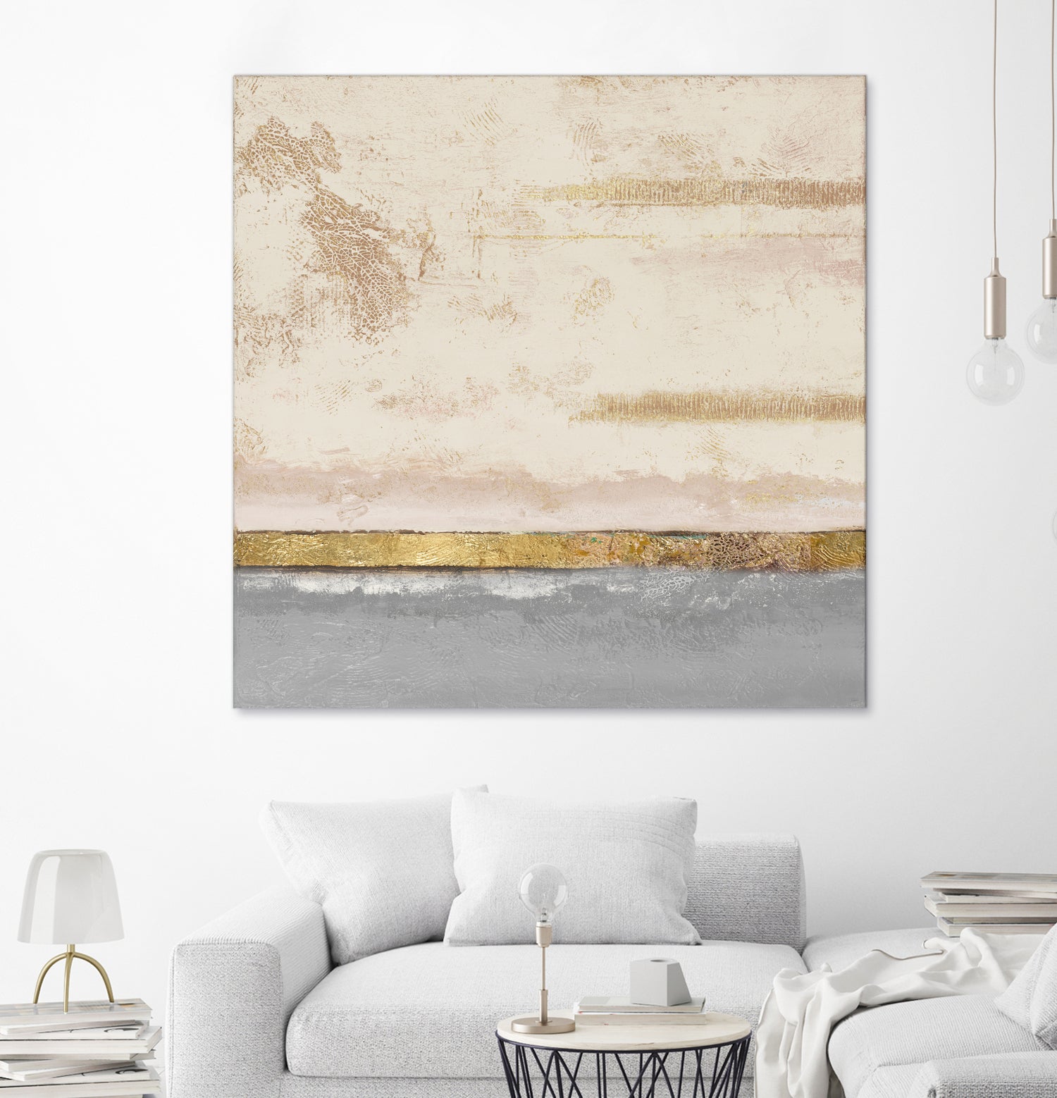 Soft Sea Landscape Square by Patricia Pinto on GIANT ART - abstract soft