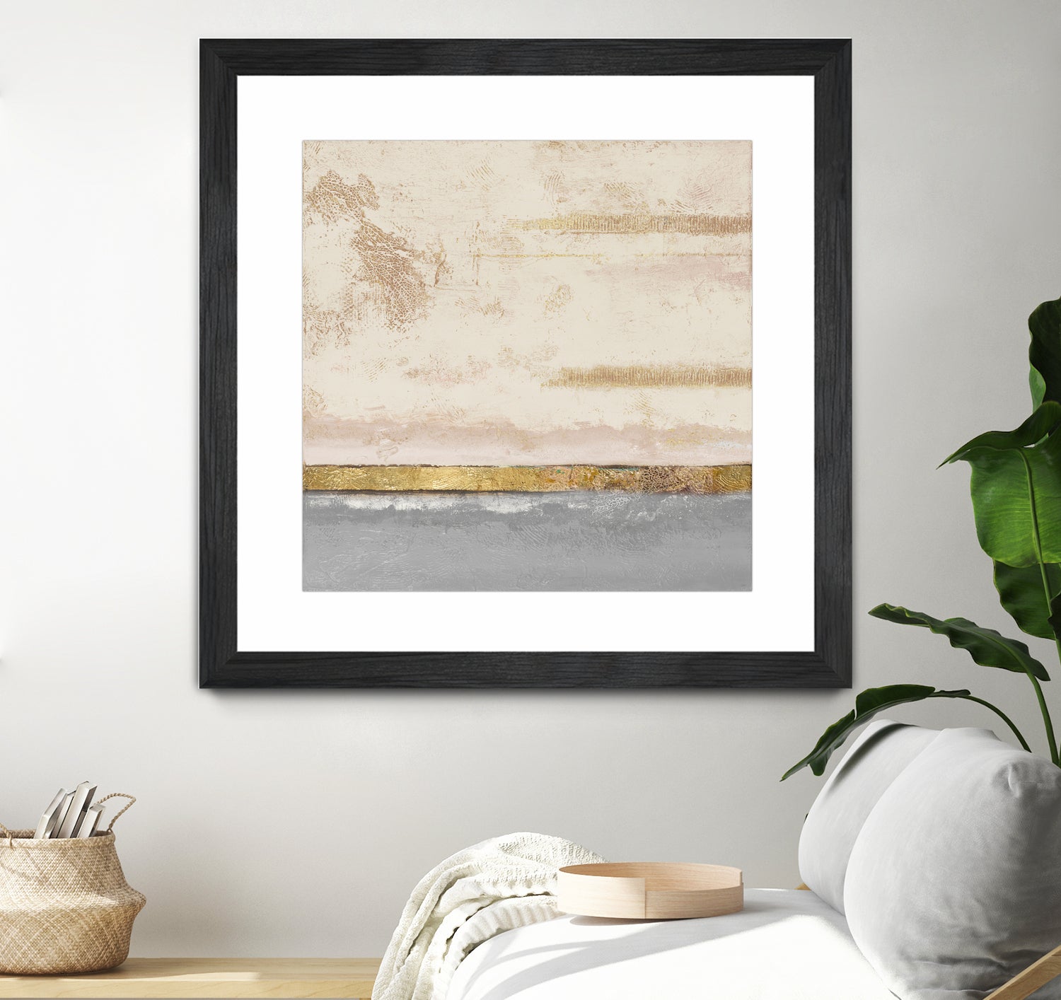 Soft Sea Landscape Square by Patricia Pinto on GIANT ART - abstract soft