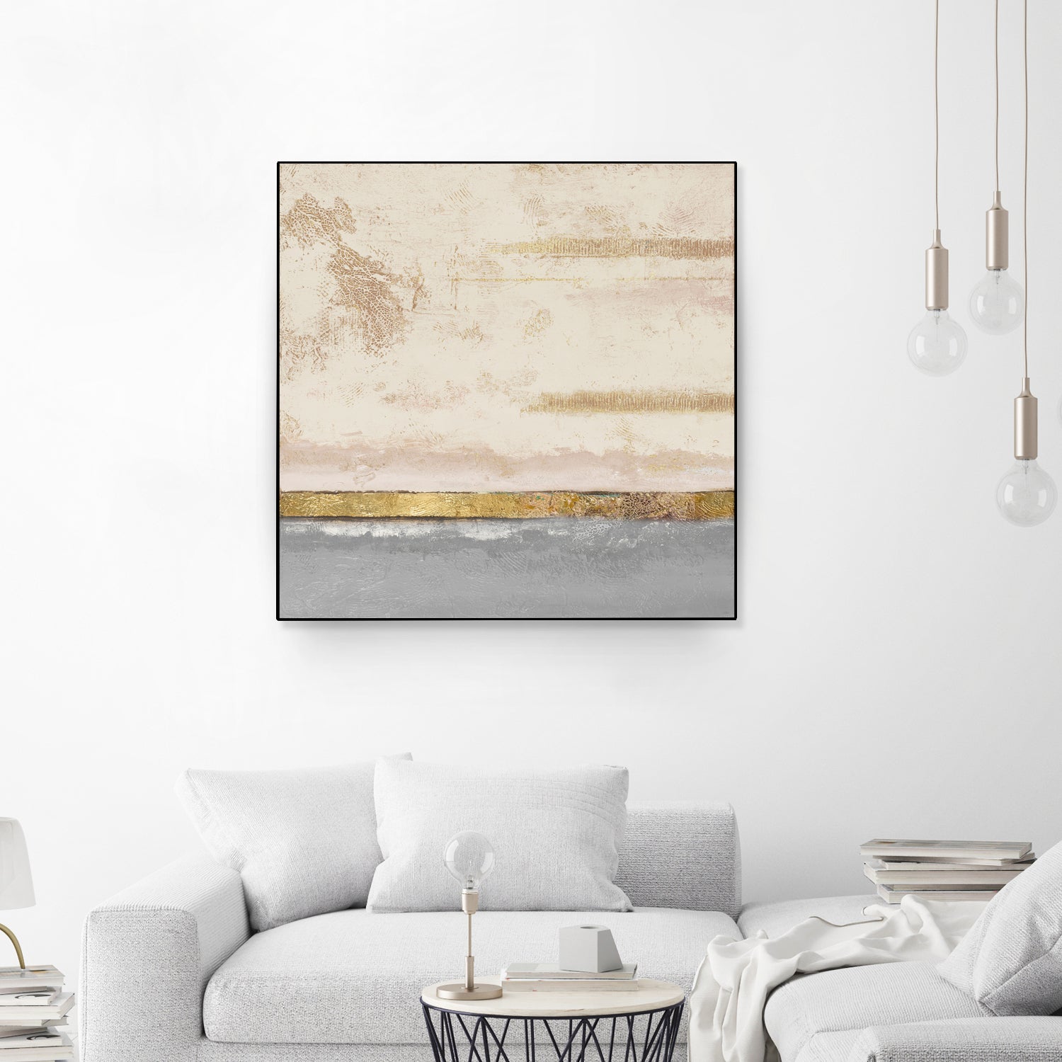 Soft Sea Landscape Square by Patricia Pinto on GIANT ART - abstract soft