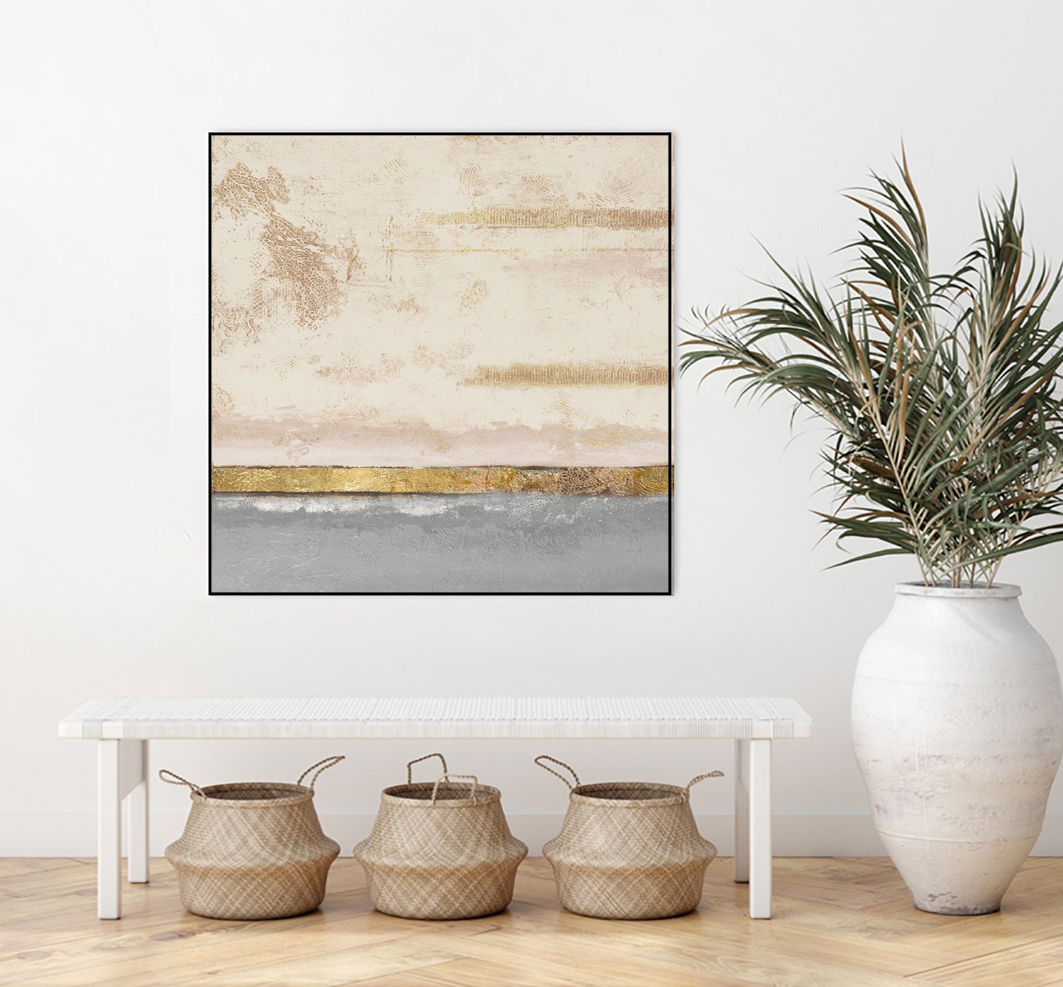 Soft Sea Landscape Square by Patricia Pinto on GIANT ART - abstract soft