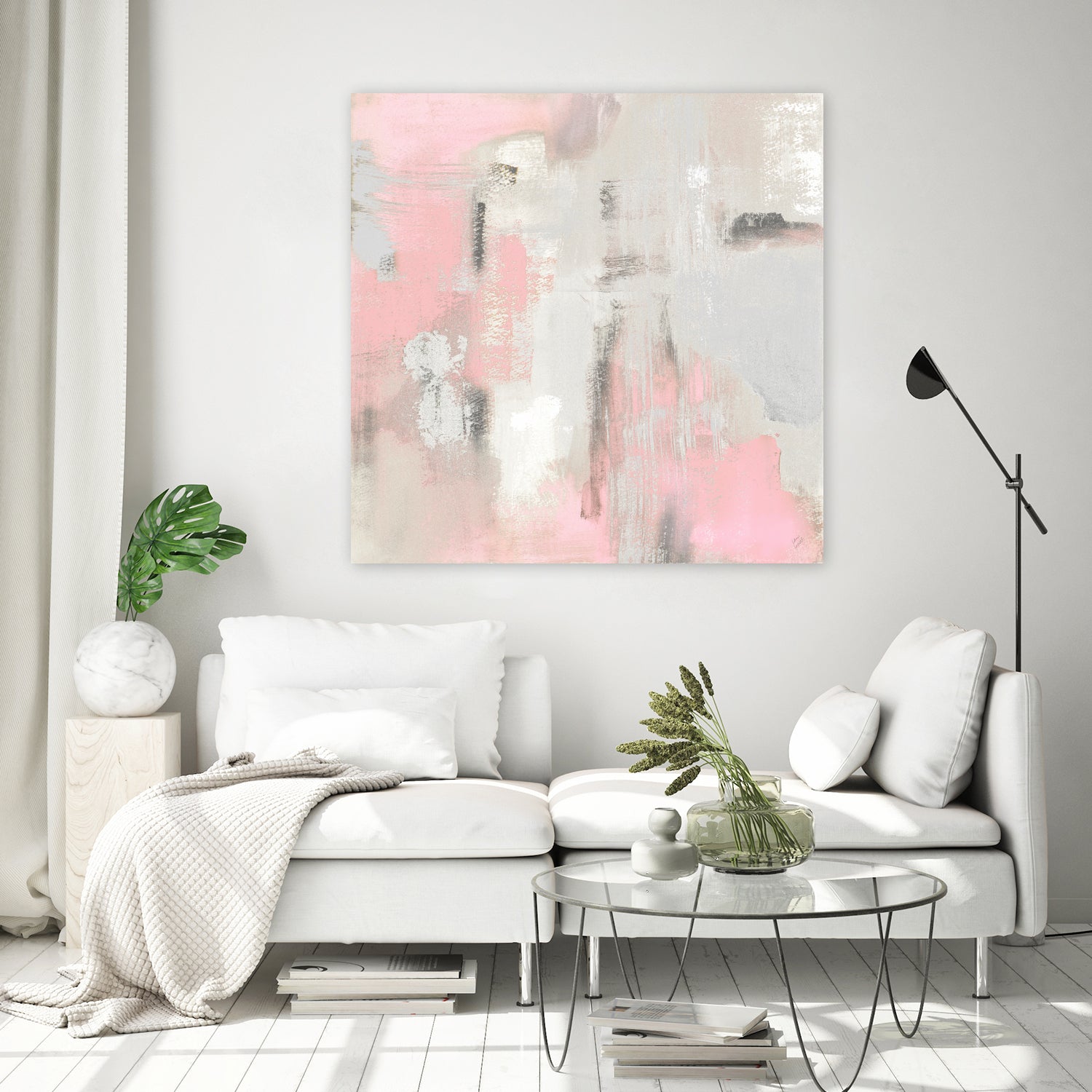 Pink Oasis by Lanie Loreth on GIANT ART - abstract pink