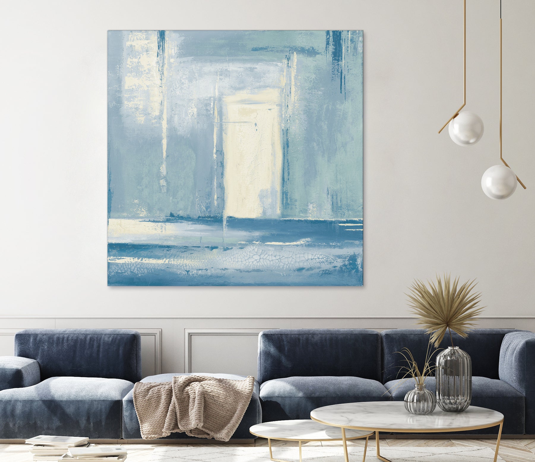 Blue Room Abstract I by Patricia Pinto on GIANT ART - abstract blue