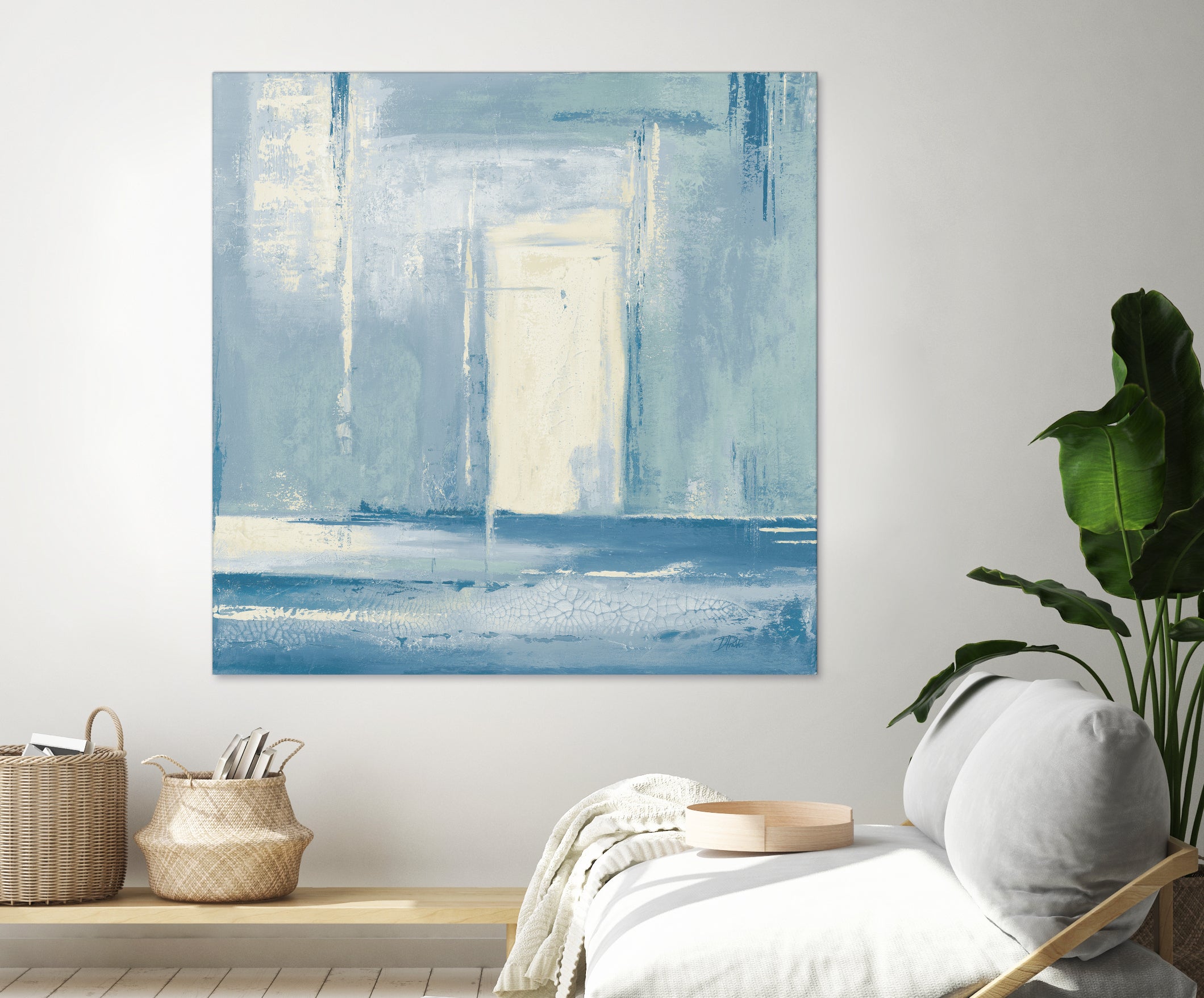 Blue Room Abstract I by Patricia Pinto on GIANT ART - abstract blue