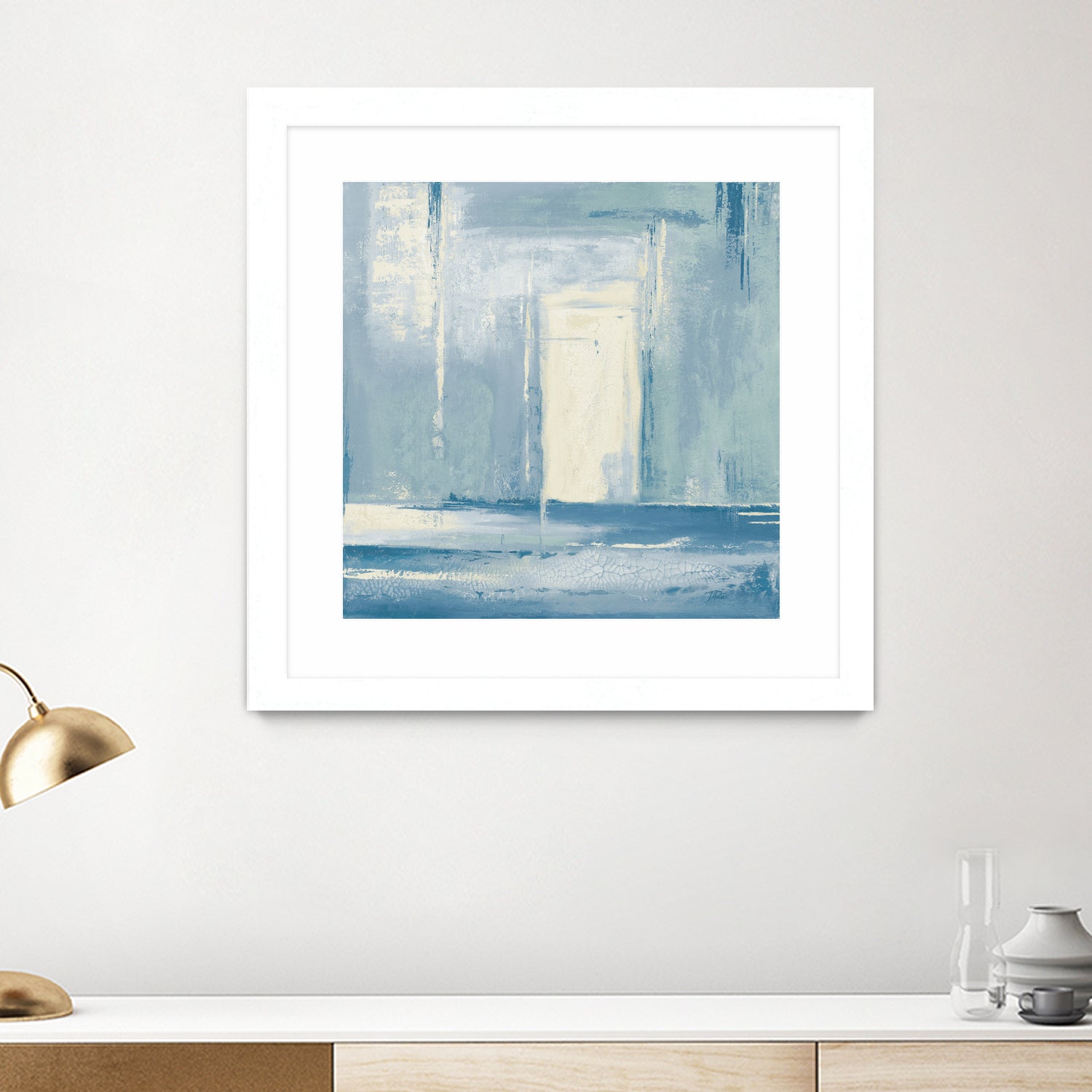 Blue Room Abstract I by Patricia Pinto on GIANT ART - abstract blue