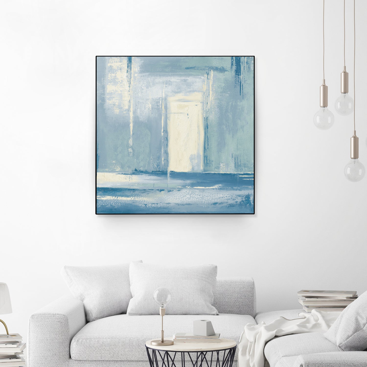 Blue Room Abstract I by Patricia Pinto on GIANT ART - abstract blue