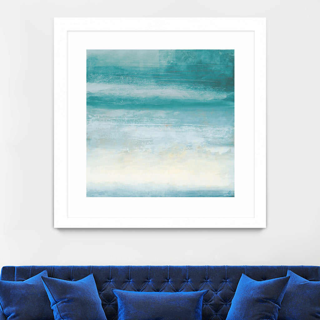 Stormy Skies In Blue I by Michael Marcon on GIANT ART - abstract blue