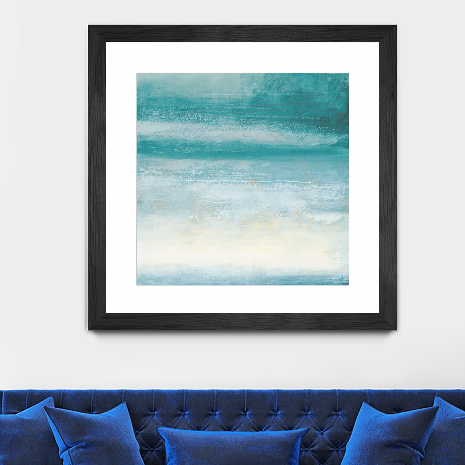 Stormy Skies In Blue I by Michael Marcon on GIANT ART - abstract blue