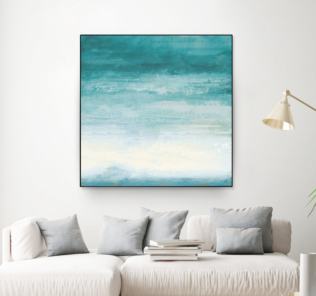 Stormy Skies In Blue II by Michael Marcon on GIANT ART - abstract blue