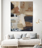 Beale Street Abstract I Brown by Julia Purinton on GIANT ART - black abstract