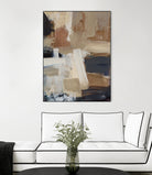 Beale Street Abstract I Brown by Julia Purinton on GIANT ART - black abstract